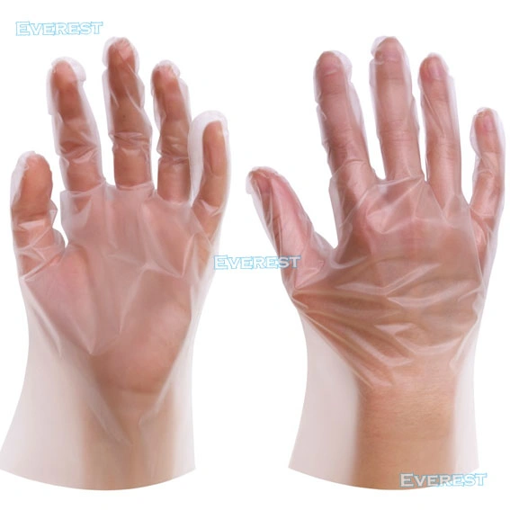 Waterproof Medical/Ai Arm Long Plastic Polyethylene LDPE/Poly/Vinyl/CPE/HDPE/PVC/PE Disposable Gloves for Food Processing